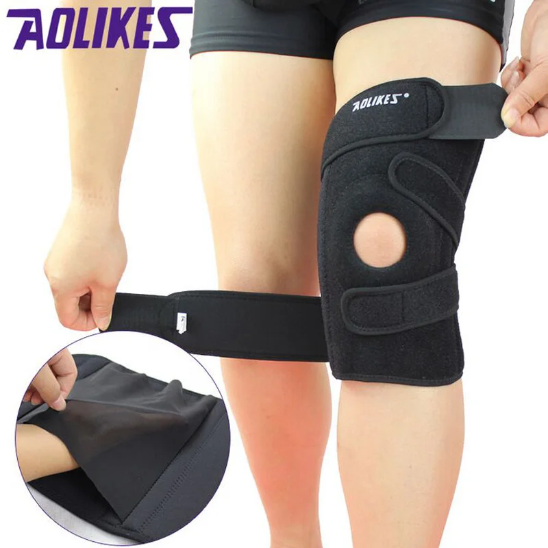2015 Четыре Весна Поддержки ЕВА Дышащий Спорт Наколенники Брейс Поддержка Защиты