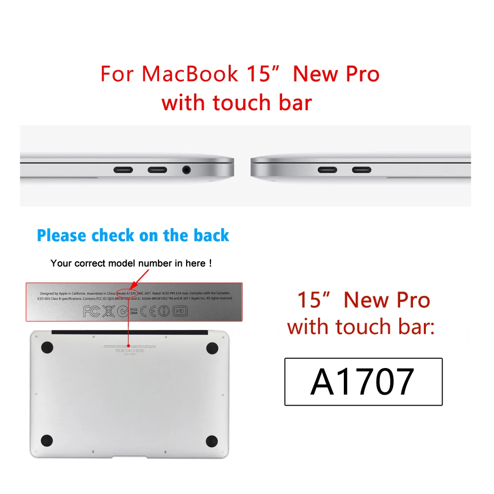 Для Macbook air pro retina 11 12 13 15 чехол сенсорный экран матовый полупрозрачный защитный чехол+ Силиконовый протектор клавиатуры
