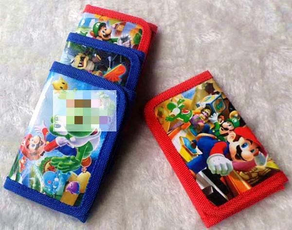 1 шт. 11*8*18 см сумка для денег Super Mario мини портмоне кошелек Рождественская