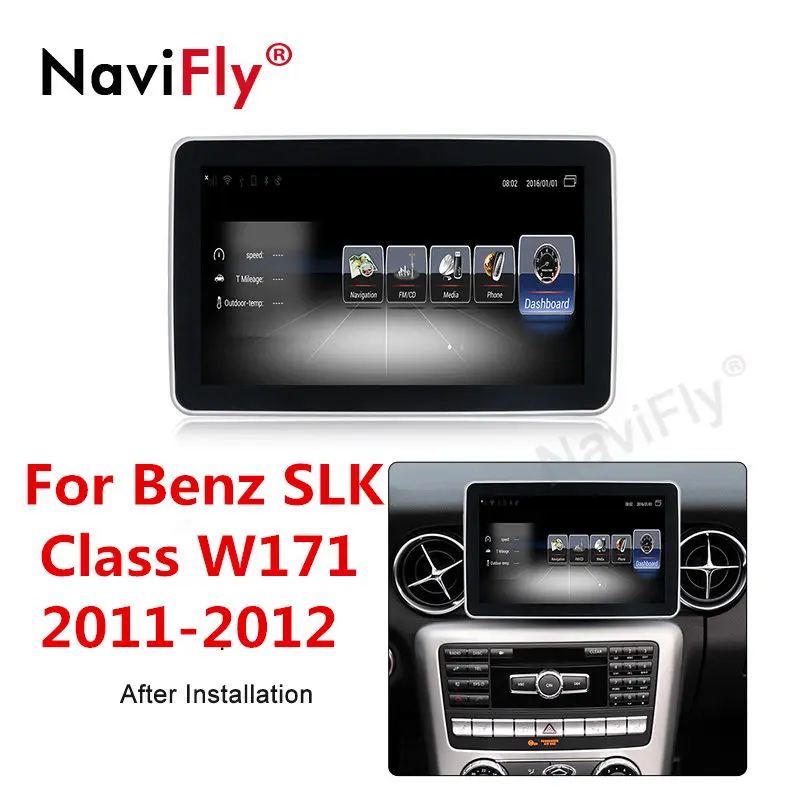 Бесплатная доставка! 3 + 32G Android 7 1 для Mercedes Benz SLK W171 2011 2012 NTG 4 0 Автомобильный Радио