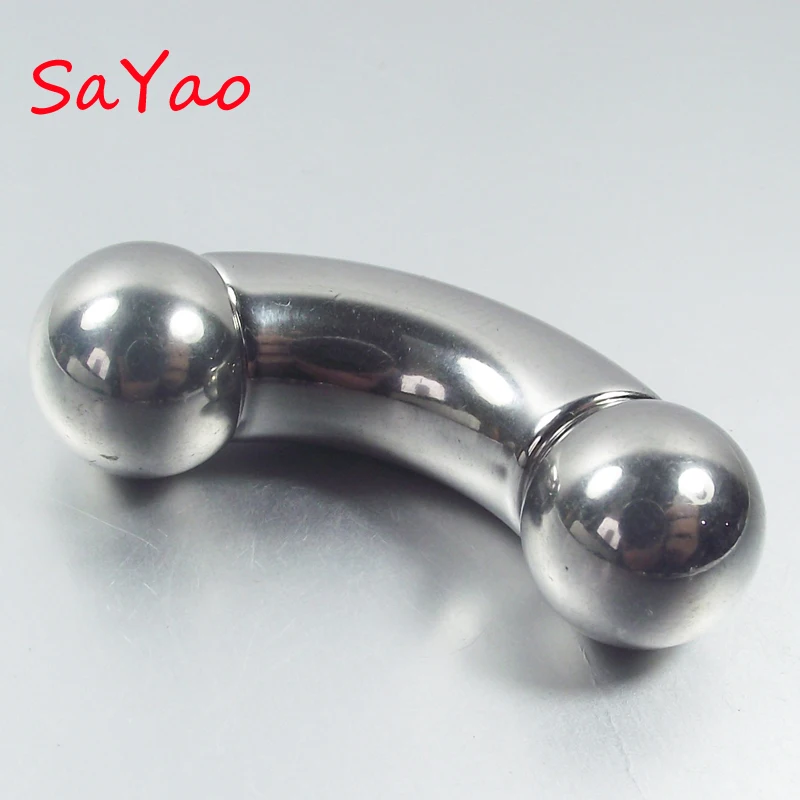 Короткая штанга SaYao с большим шариком прямые колечки из нержавеющей стали для