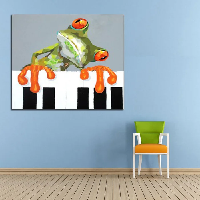 Ручная роспись современный мультфильм Бесплатная доставка Современный