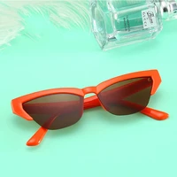pamasen fashion retro sunglasses cat eye shades sun glasses for women pc half light frame 6 colors 2019 new