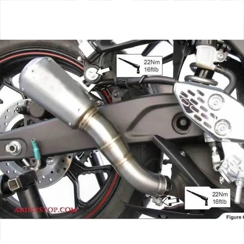 Мотоцикл для Yamaha R3 YZF 2018 2017 2016 выхлопные аксессуары глушителя выхлопной трубы из