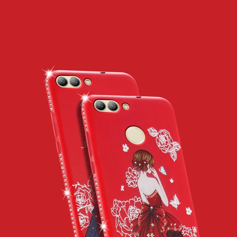 Чехол HeyJingles для Huawei Nova 2 Защитный Мягкий протектор юбка девочек милый блестящий
