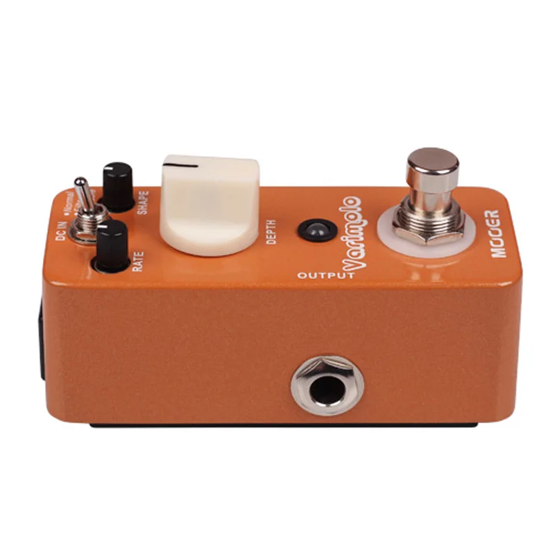 

Mooer Varimolo Tremolo Effect Pedal Digital Effect Pedal with three different tremolo modes Full Metal Shell True Bypass