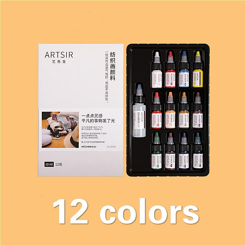 Пигмент из текстильного волокна акриловая краска водонепроницаемая картина