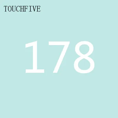 178 1 шт. TouchFive на выбор, 168 цветов, маркеры для эскизов, маркеры на спиртовой основе, набор цветных маркеров, товары для рукоделия, ручка для школы - Цвет: 178