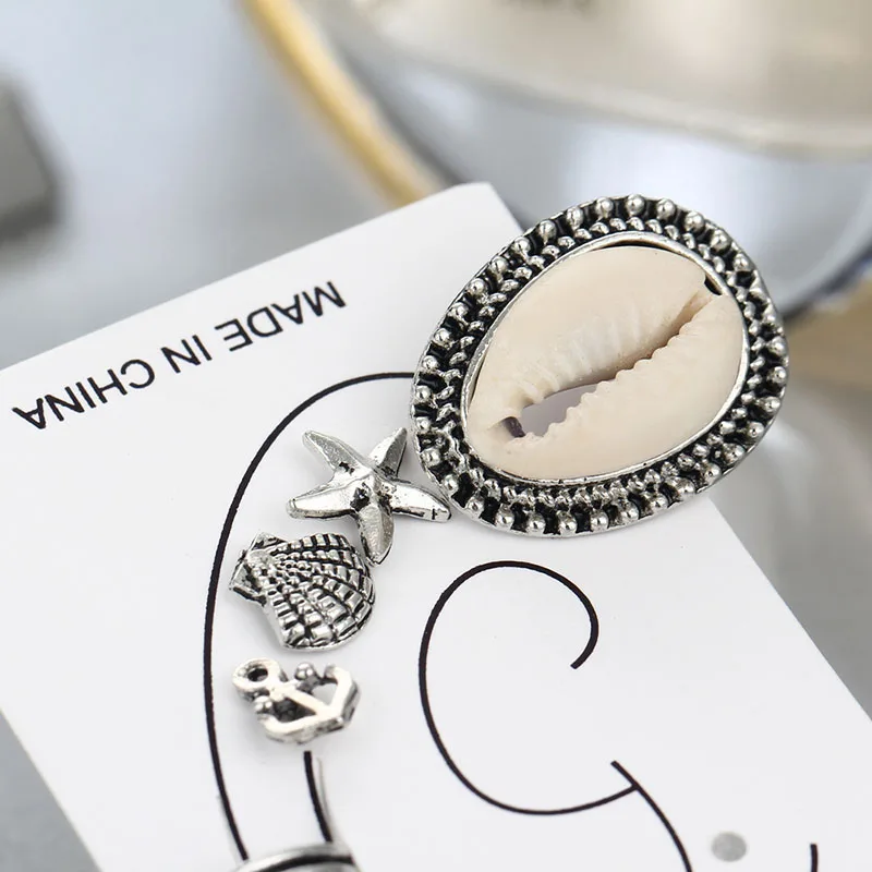 7 шт. серьги в виде ракушек | Украшения и аксессуары