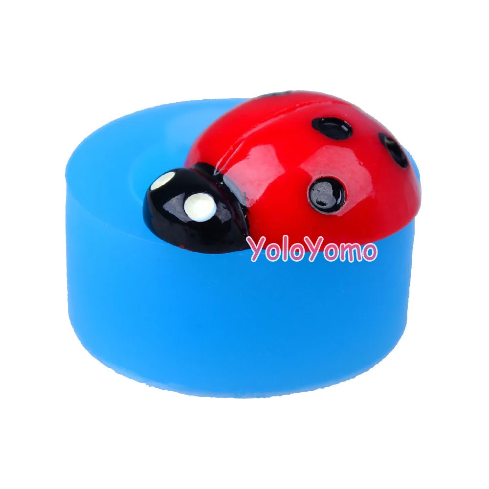 D424YL 25 3 мм Божья коровка Fleixble силиконовая форма-насекомое прессформы кекс Топпер