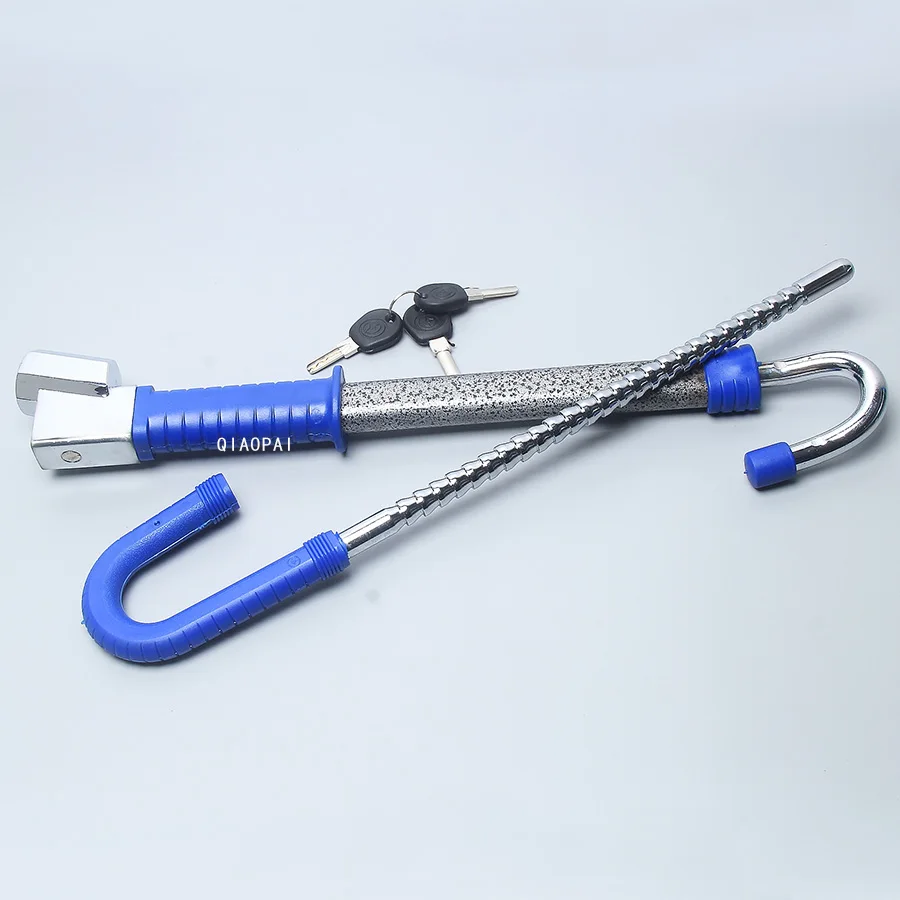 Выдвижной замок на рулевое колесо автомобиля универсальный Противоугонный для