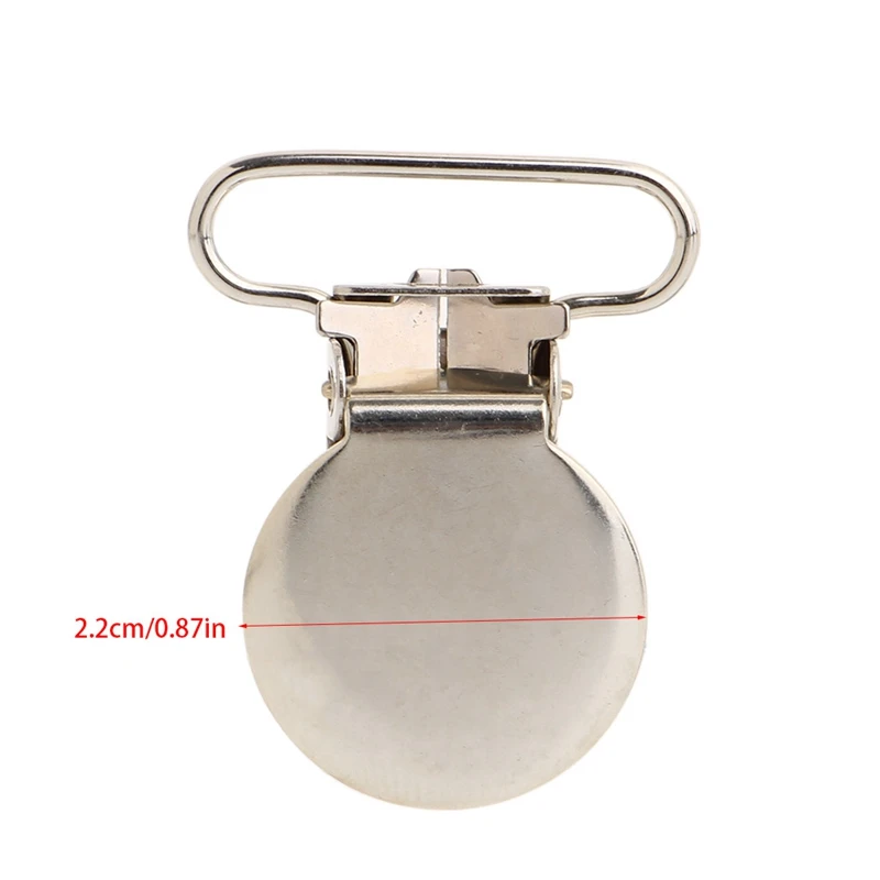 

10Pcs Baby Infant Metal Clips Pacifier Holders Shape Alloy Suspender Hook