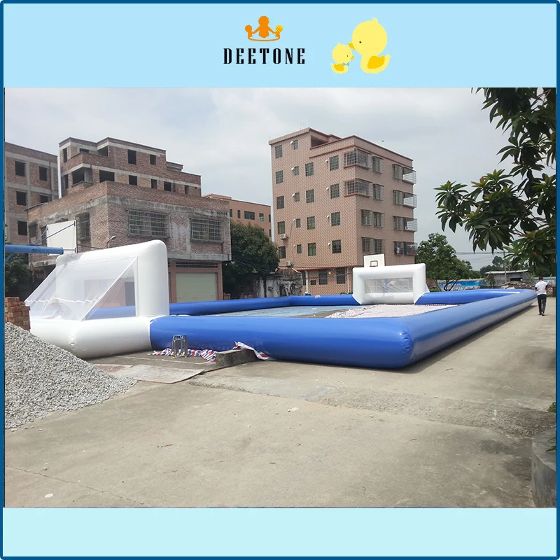 

Outdoor large inflatable football field PVC inflatable football field is suitable for outdoor training competition entertainment