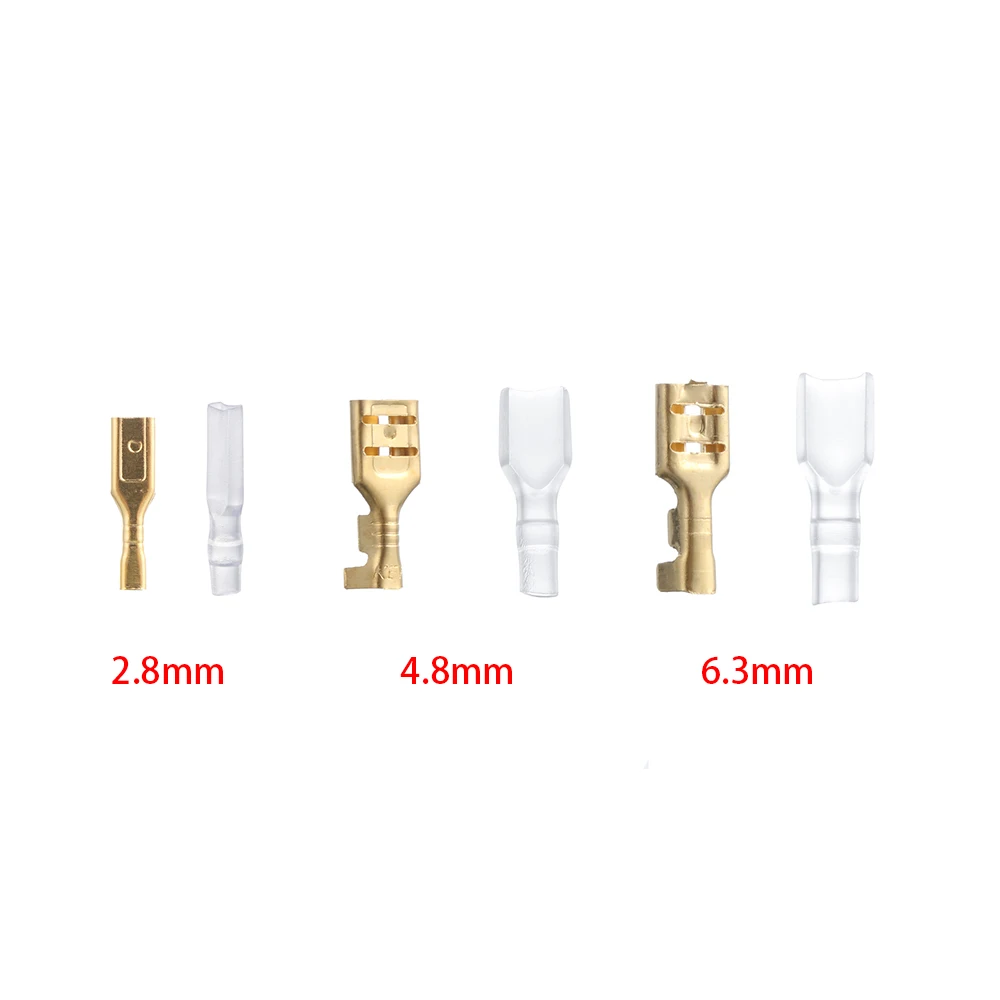 200 шт. женский лопаты соединителей изолированного провода обжимные