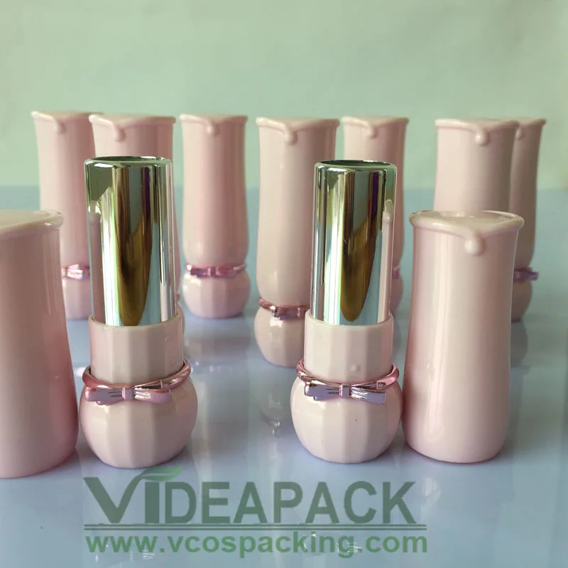 

100pcs 4g DIY Pink empty plastic tube / lip balm tube / cup diameter size 12.1mm / lipstick tube