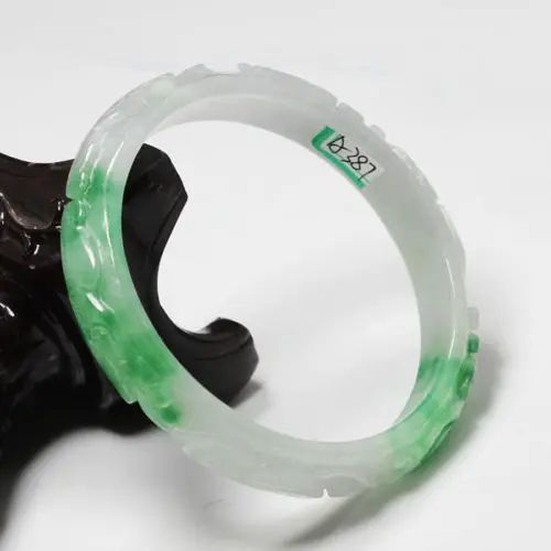 Горячая продажа 58 мм красивый китайский ручной резной изумрудно-зеленый