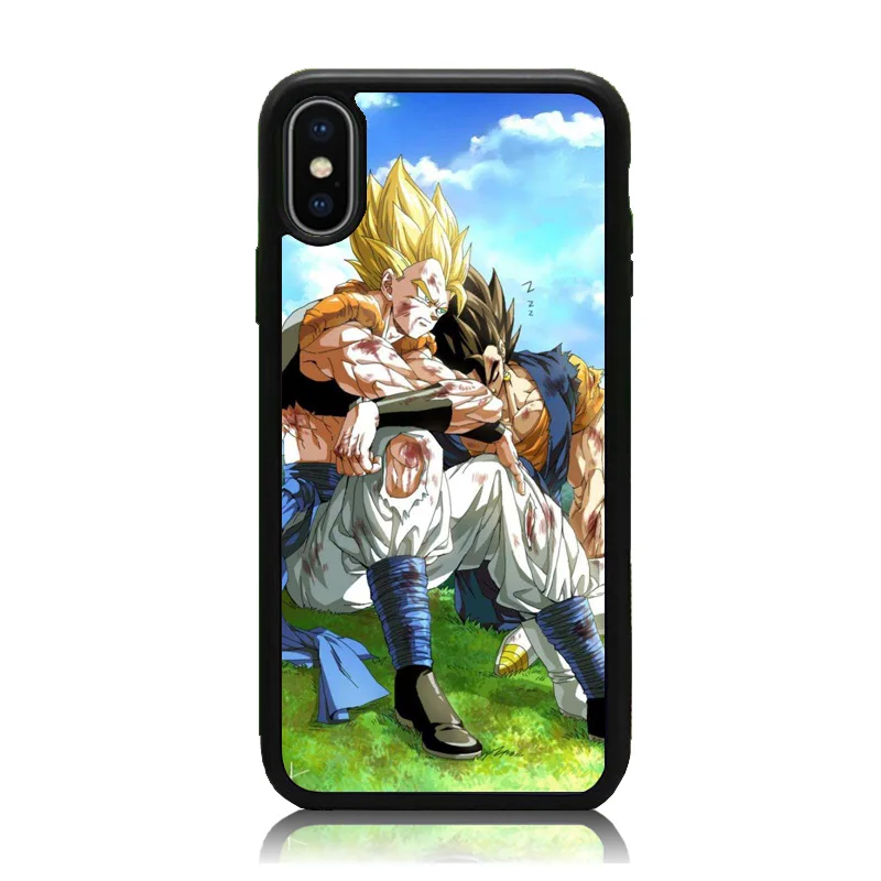 Мультяшный Жемчуг дракона Z Fire Dark красивый чехол Goku paint для IPhone X/Xs/XR/Xs Max Мягкий