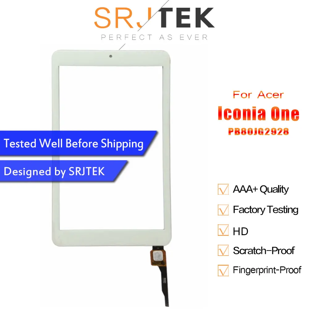 Сенсорный экран 8 дюймов для Acer Iconia one PB80JG2928 дигитайзер стеклянная панель