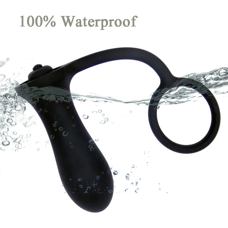 10-частотный силиконовый мужской массажер простаты Анальный вибратор Анальная