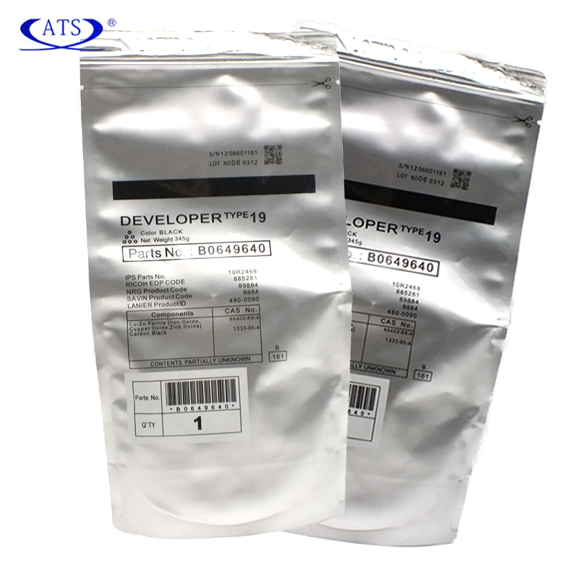 Порошок разработчика черного цвета тип 19 для Ricoh Aficio AF 1015 1018 1018D 220 270 совместимый