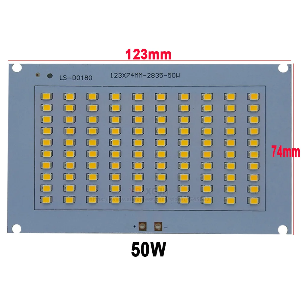 Полностью мощный светодиодный прожектор PCB 20 Вт 30 Вт 50 Вт 100 Вт 150 Вт SMD 2835 для светодиодный светильник светодиодный PCB доска алюминиевая пластина светодиодный прожектор