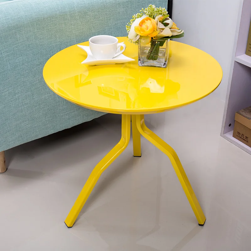 

Louis Fashion Coffee Tables Mini Round Simple Living Room North Europe Simple Creative Design High Gloss Paint
