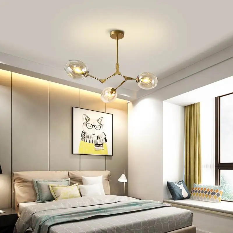 

Nordic Pendant Light Modern Glass Dining Room Kitchen Light Designer Hanging Lamps LED pendant lamps Lustre Lighting Luminaire