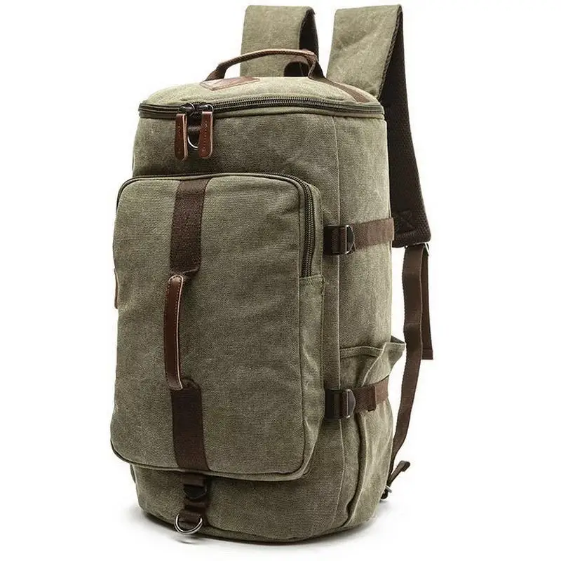 Multifunction Canvas Tactical Backpack Rucksacks Military Army Bag Men Women Outdoor Travel Hiking shoulder Camping Rucksack | Спорт и