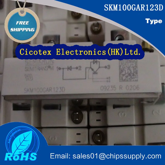 Модуль SKM100GAR123D SEMITRANS IGBT, новый диапазон мощности SKM 100GAR123 D
