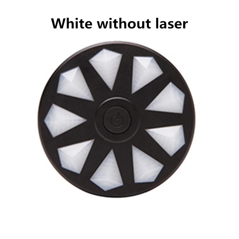 without laser Велосипедные фары 2 лазерные 9 светодио дный велосипедные задние фары Предупреждение Лампа вспышка сигнальная лампа велосипедный задний фонарь - Цвет: without laser