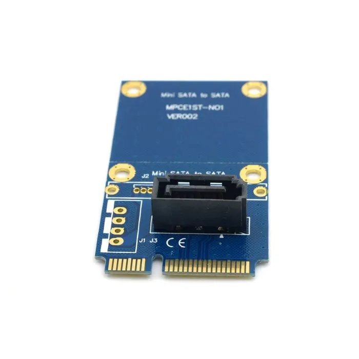 50 мм мини pci express pcie PCI E mSATA SSD на SATA 7pin HDD адаптер жесткого диска pcba MSATA тестирование