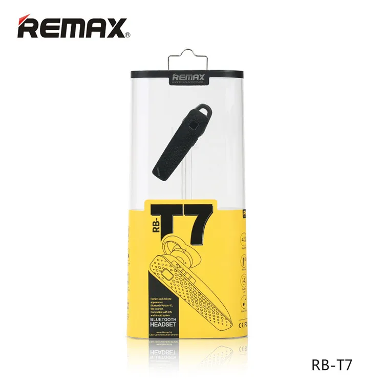 

Remax RB-T7 T7 Bluetooth 4.1 wireless Bluetooth earphone call A multipoint connection two Bluetooth headset