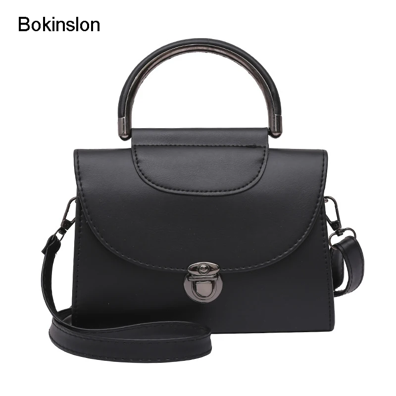 Bokinslon женские сумки с пряжкой из искусственной кожи маленькие квадратные