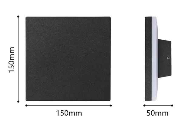 LED крыльцо коридор огни современный Дизайн площади настенный светильник