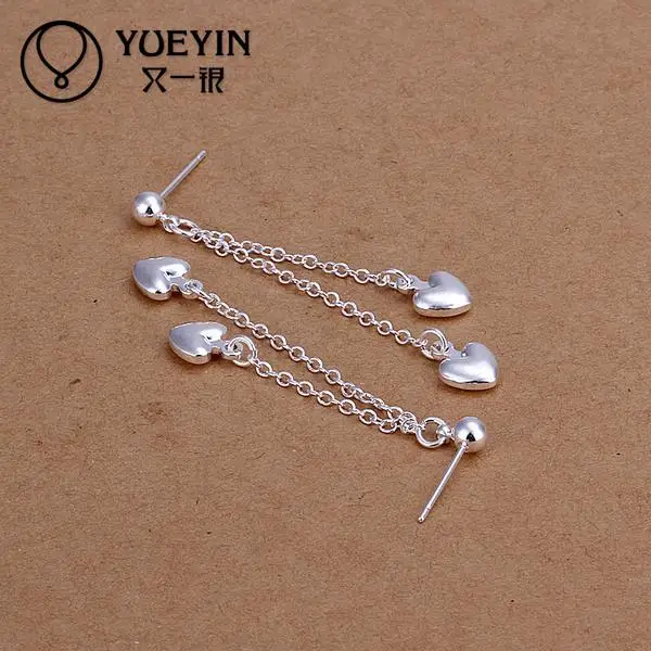 New fashion Design silver plated jewelry Women's earrings Fashion brincos Earhook Wholesale long Dangle earring | Украшения и