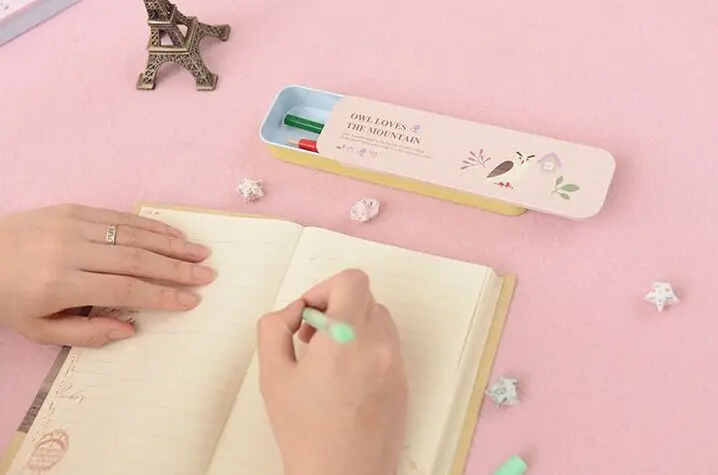 Бесплатная Доставка 1 шт. Каваи Простой Маленький Мультфильм Ящик типа