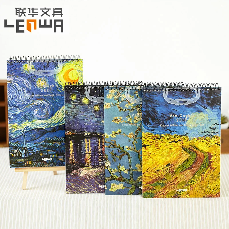 Блокнот LENWA Classic Van Gogh Series для набросков внутренний блокнот B5 1 шт.|sketchbook b5|notebook