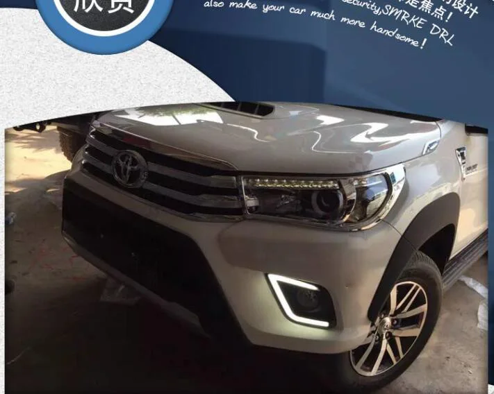 LED 2015~2018 Hilux VIGO day Light fog light headlightvios corolla camry Hiace tundra sienna yaris L VIGOTaillight | Автомобили и