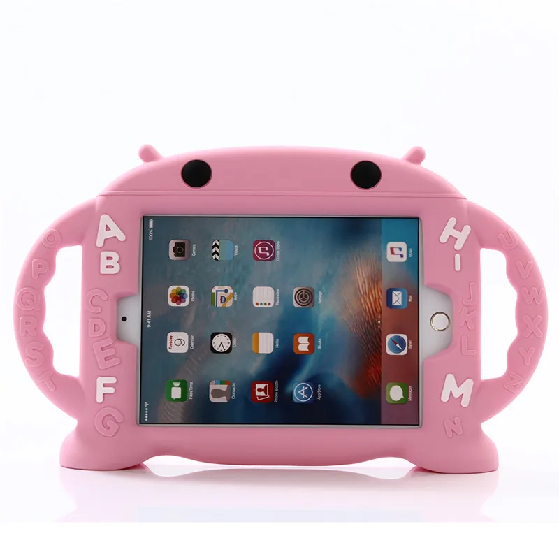 Для Apple Ipad Mini 1 2 3 силиконовый ударопрочный резиновый чехол для Ipad Mini2 Mini3, защитный чехол с ручкой и подставкой для детей