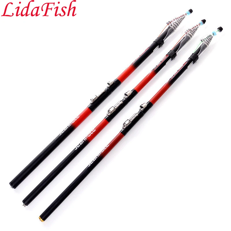 Удочка для удочки телескопическая удочка сверхтвердый стержень карбоновая