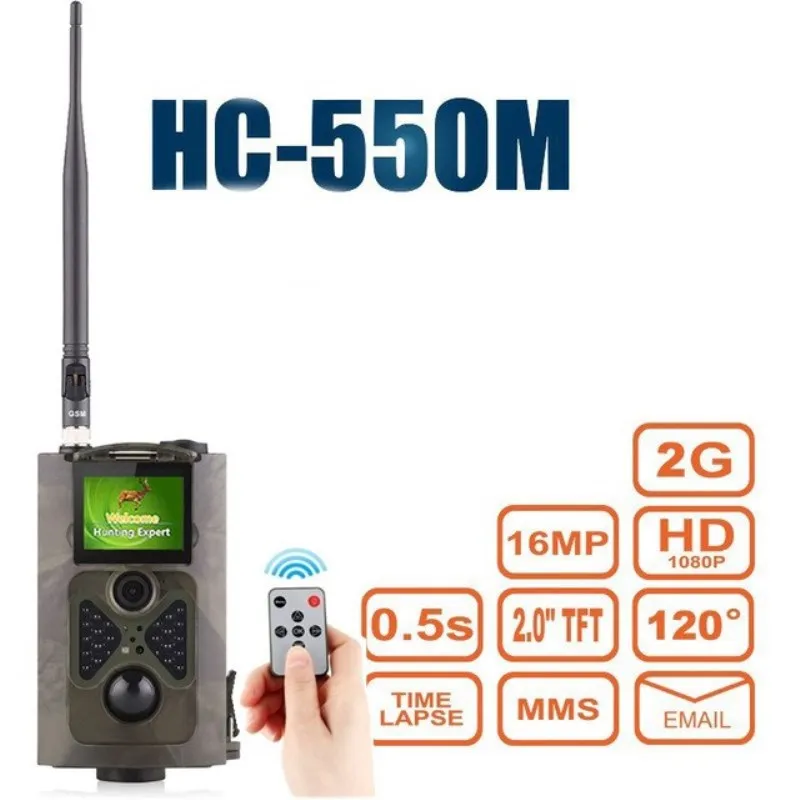 Камера для фотоловушек Suntek HC550M камера 16 МП MMS GSM GPRS SMS-ловушка фотоловушка дикой