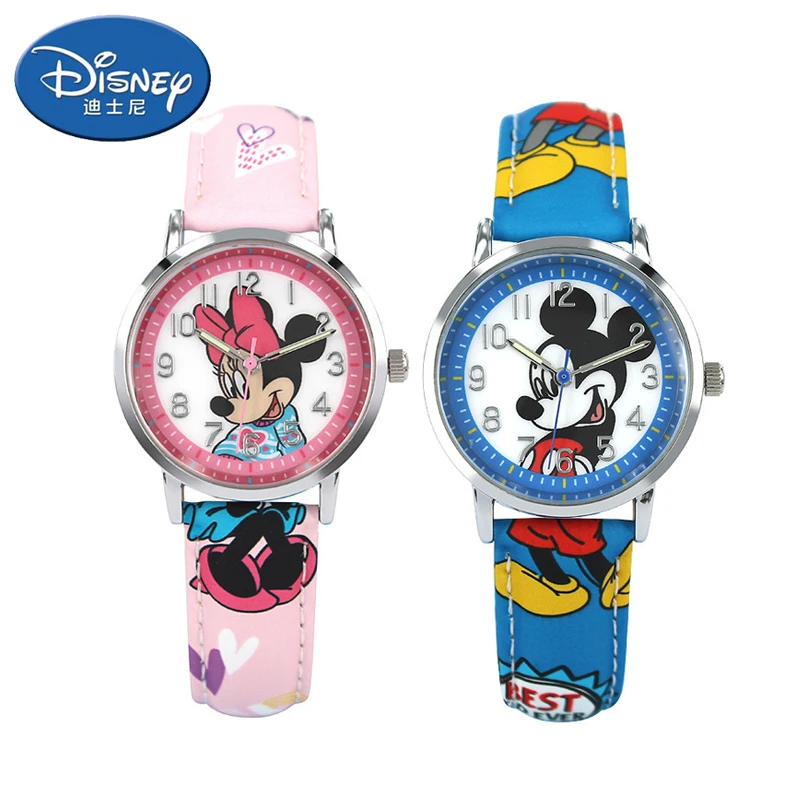 Детские часы Дисней мужские и женские модные кварцевые наручные для мальчиков