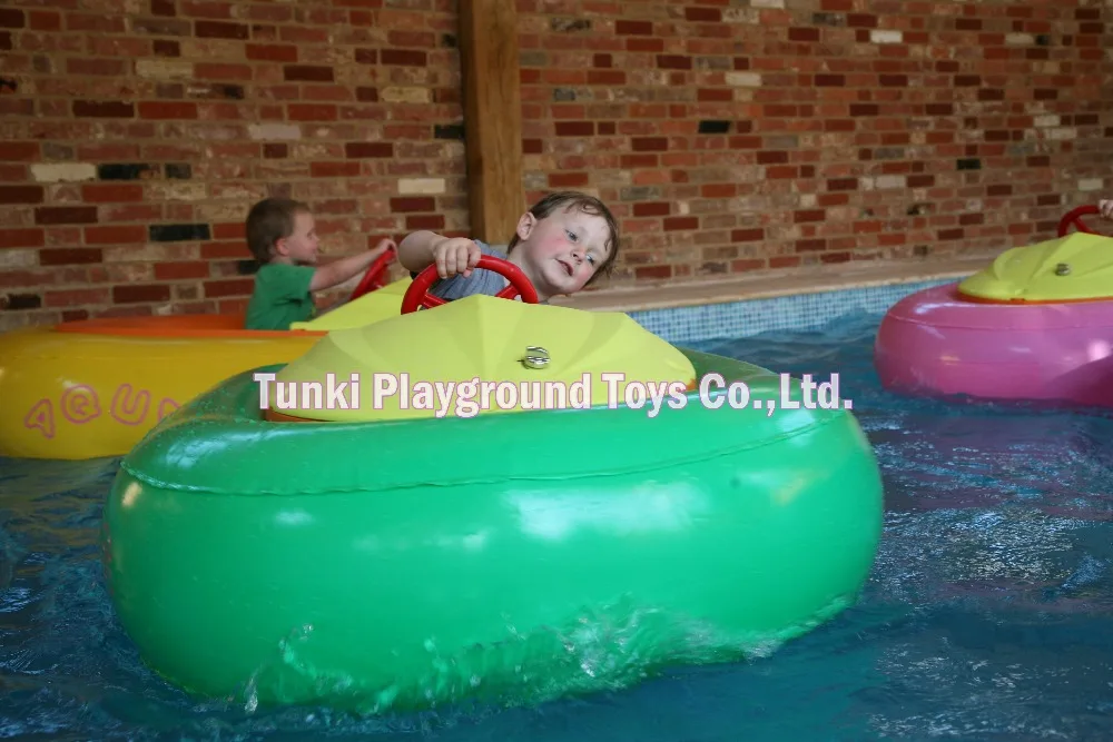 

inflatable children bumper boat battery powered aqua boat