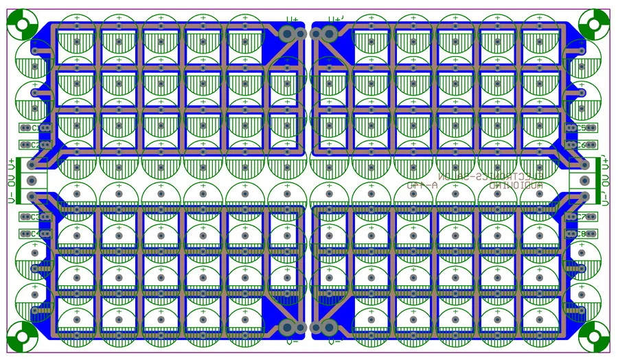 Конденсаторный фильтр с неизолированной печатной платой поддерживает