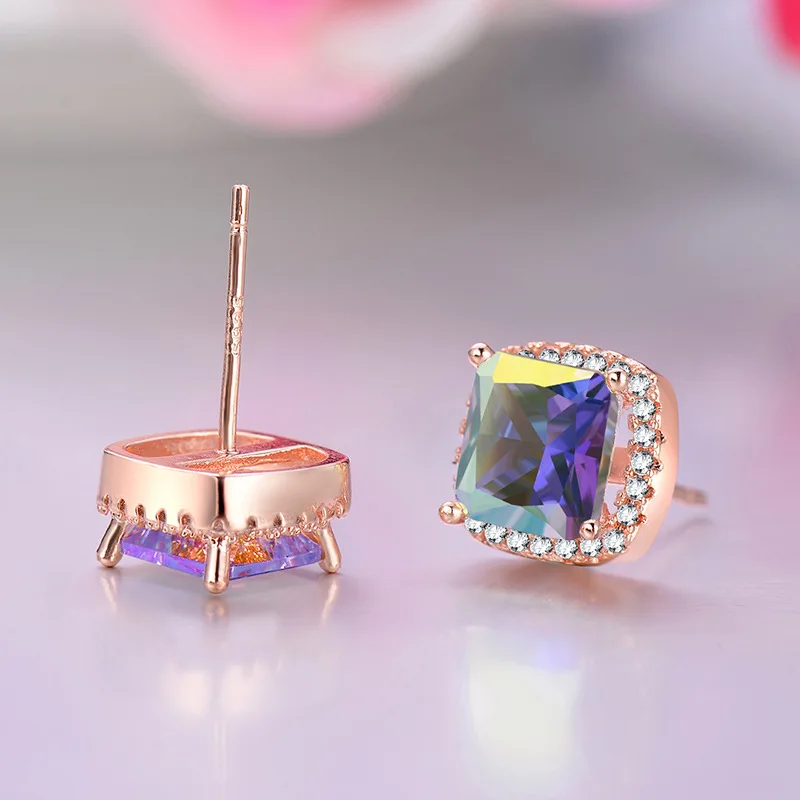 Серьги гвоздики женские круглые серебристые с кристаллами|Серьги-гвоздики| |