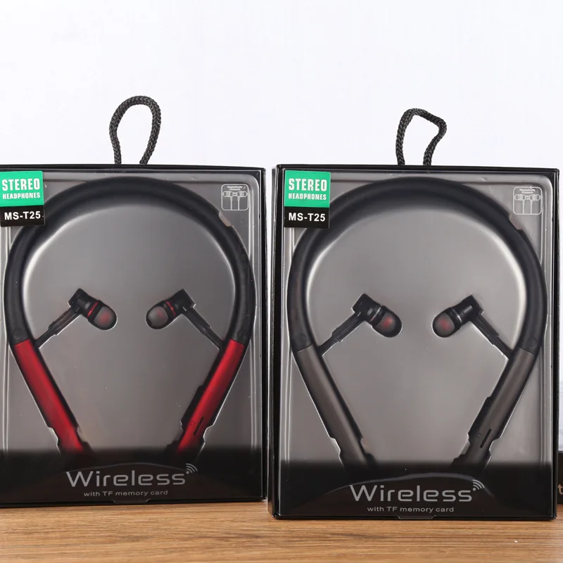 Arikasen bluetooth беспроводные наушники со слотом для карты памяти MP3 музыкальный плеер Спортивная беспроводная bluetooth гарнитура шейные наушники