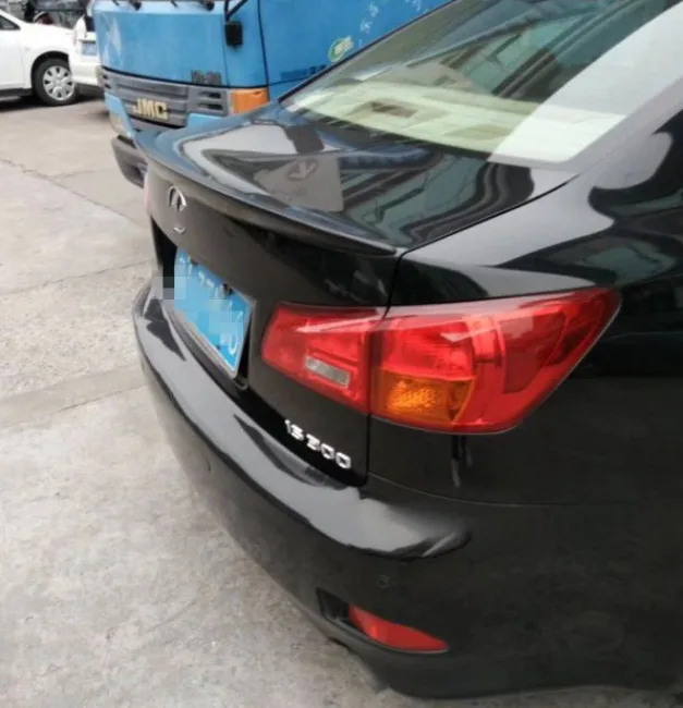 For Lexus IS250 IS300 IS350 Spoiler ABS Material Car Rear Wing Primer Color Rear lip Spoiler For Lexus IS250 Spoiler 2006-2011