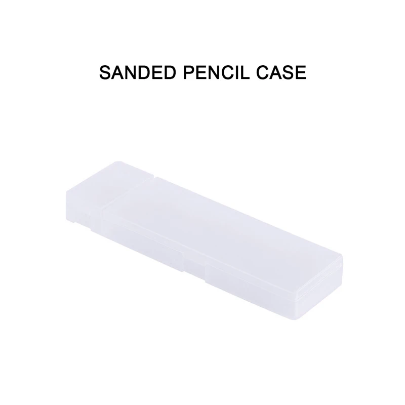 Полупрозрачный простой чехол для ручки канцелярский ящик хранения студентов