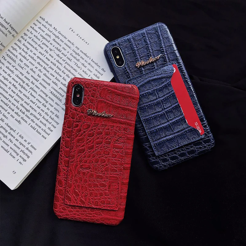 Чехол-подставка из крокодиловой кожи для iPhone 11 Pro 6s 6 7 8 Plus X XS Max XR карта, карман, держатель чехол для Airpods чехол