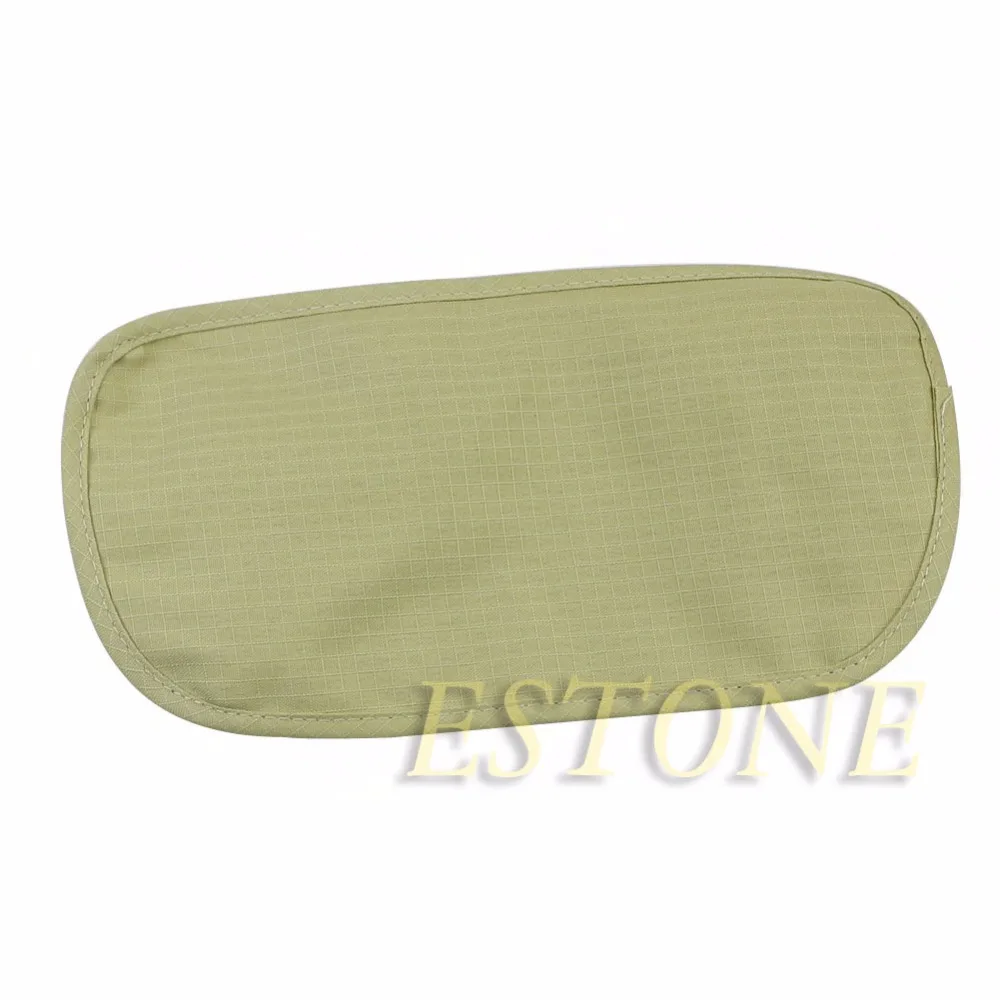 Тканевая дорожная сумка скрытый кошелек на пояс для паспорта денег тонкая